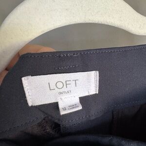 LOFT Dark Gray Trousers